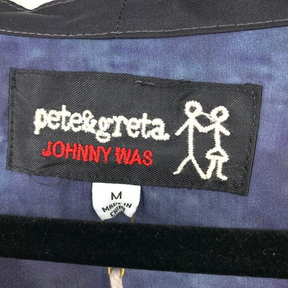 Johnny Was Women's Size M Silverpointe Slip Dress Long Sleeve Silk Multicolor - Picture 8 of 12